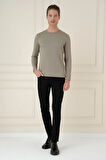TS 889 Slim Fit Gri Spor T-Shirt