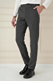 P 1166 Slim Fit Füme Klasik Pantolon