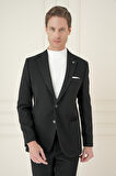 C 694 Slim Fit Siyah Spor Ceket
