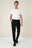 P 1167 Slim Fit Siyah Spor Pantolon