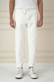 ATP 033 Slim Fit Beyaz Spor Pantolon