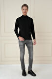 TS 894 Slim Fit Siyah Spor T-Shirt