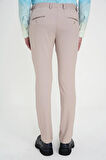 Comfort Fit Beli Lastikli Yandan Tokalı Esnek Bej Jogger Pantolon P 1178