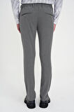 Comfort Fit Beli Lastikli Yandan Tokalı Esnek Açık Gri Jogger Pantolon P 1178