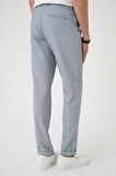 Comfort Fit Beli Lastikli Gri Jogger Pantolon  P 1181