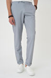 Comfort Fit Beli Lastikli Gri Jogger Pantolon  P 1181