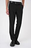 Comfort Fit Beli Lastikli Siyah Jogger Pantolon  P 1185