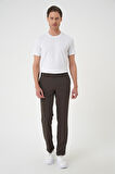 Comfort Fit Beli Lastikli Toprak Jogger Pantolon  P 1185