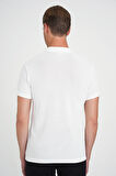 Comfort Fit Polo Yaka Kısa Kollu Ekru Triko Tr 883