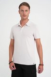 Ts 903 Comfort Fit Polo Yaka Modal Karışım Kısa Kol Casual Taş Tişört