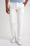P 1195 PANTOLON Comfort BEYAZ KANVAS