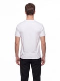 Comfort Fit Pamuklu Modal Kumaş Bisiklet Yaka Ekru Tişört TS 924