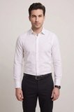 Slim Klasik Yaka Düz  BEYAZ  GK 762 GÖMLEK