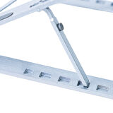 4BH31G Gri Laptop Standı – Metal, Katlanabilir & Ergonomik Tasarım