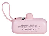 DX268Y Pembe Powerbank – 5.000 mAh, 22.5 W Lightning Hızlı Şarj