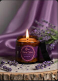Aromaterapi Lavanta Kokulu Masaj Mumu 100 ml Doğal Bitkisel Yağlı, Nemlendirici Etkili Mum