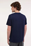 Lumberjack MB CT100 PES C T-SH 5FX Lacivert Erkek Kısa Kol T-Shirt 101939388