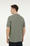 LUMBERJACK MB CT953 POLO T-SH 5FX ERKEK KISA KOL POLO TİŞÖRT HAKİ