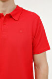 Lumberjack M-CT953 BASIC 5FX Kırmızı Erkek Kısa Kol Polo T-Shirt CT953