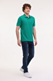 LUMBERJACK MB CT953 POLO T-SH 5FX ERKEK KISA KOL POLO TİŞÖRT YEŞİL