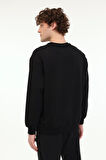 Lumberjack MB SN75 C NECK SW 5FX 101939612 Erkek Sweatshirt Siyah S-XXL 