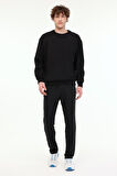 Lumberjack MB SN75 C NECK SW 5FX 101939612 Erkek Sweatshirt Siyah S-XXL 