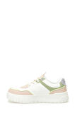 U.S. Polo Assn. CANDY 5FX 101946942 Kadın Sneaker Ayakkabı Bej Beyaz Yeşil 36-40 