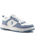 U.S.POLO ASSN WALT 5FX BEYAZ MAVİ COMFORT ANATOMİK SPOR AYAKKABISI