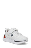 U.S. Polo Assn. INTER JR 5FX 101946393 Erkek Çocuk Spor Ayakkabı Beyaz 31-35 