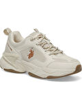 U.S. Polo Assn MAYBE WMN 5FX Bej Kadın Sneaker Ayakkabı