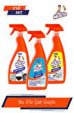 Süper Güç Serisi Banyo + Mutfak + Çok Amaçlı Temizleyici 750 ml