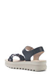 POLARİS 325572.Z 5FX KALIN TABAN KADIN SANDALET SİYAH
