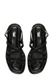 325056.Z 5FX Siyah Kadın Düz Sandalet