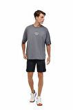 5MML HENRY 12FL-14 5FX Erkek Gri T-Shirt - 102007154