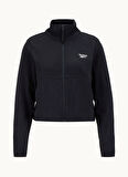 Reebok CN 10354 EMIFE FZ Siyah Regular Fit Düz Kadın Zip Ceket
