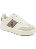 U.S.POLO ASSN.SAMIRA 5PR BEJ KAHVE CASUAL ANATOMİK SPOR AYAKKABISI
