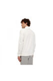Lumberjack 5W Mb Bs47 Hzip Sw 5Pr Yari Fermuar Sweat Krem Erkek Sweatshirt