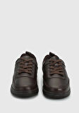 Kahve Deri Erkek Sneaker