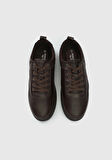 Kahve Deri Erkek Sneaker