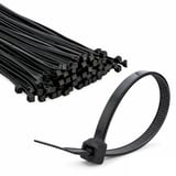 Cırt Kelepçe Kablo Bağı Kablo Klipsi 8 mm X 300 mm 1. Sınıf Malzeme Naylon 6.6 mm 100 Adet Kalın Model Siyah