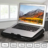 Blueforce Speeder Sx-15 4 Adet Fanlı 9"-17" Inç Ledli Lcd Kontrol Panelli Standlı Notebook Laptop Soğutucu