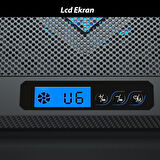 Blueforce Sx-35 Snower Siyah 6 Fanlı Notebook Soğutucu Stand