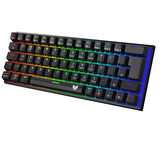 Blueforce Runner Rgb Mekanik Gaming Oyuncu Klavyesi Blue Switch Q Siya