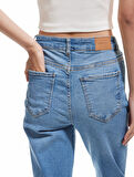 Normal Bel Dar Kesim Pamuklu Jean Pantolon - Slim Straight Jean