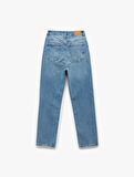 Normal Bel Dar Kesim Pamuklu Jean Pantolon - Slim Straight Jean
