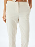 Slim Fit Cepli Cigarette Fit Kumaş Pantolon