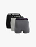 3'lü Pamuklu Boxer Set