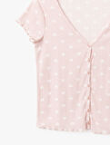Kalpli Pamuklu Kadın Şortlu Pijama Takımı