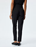 Yüksek Bel Slim Fit Cigarette Pantolon