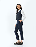 Slim Fit Cepli Cigarette Kumaş Pantolon